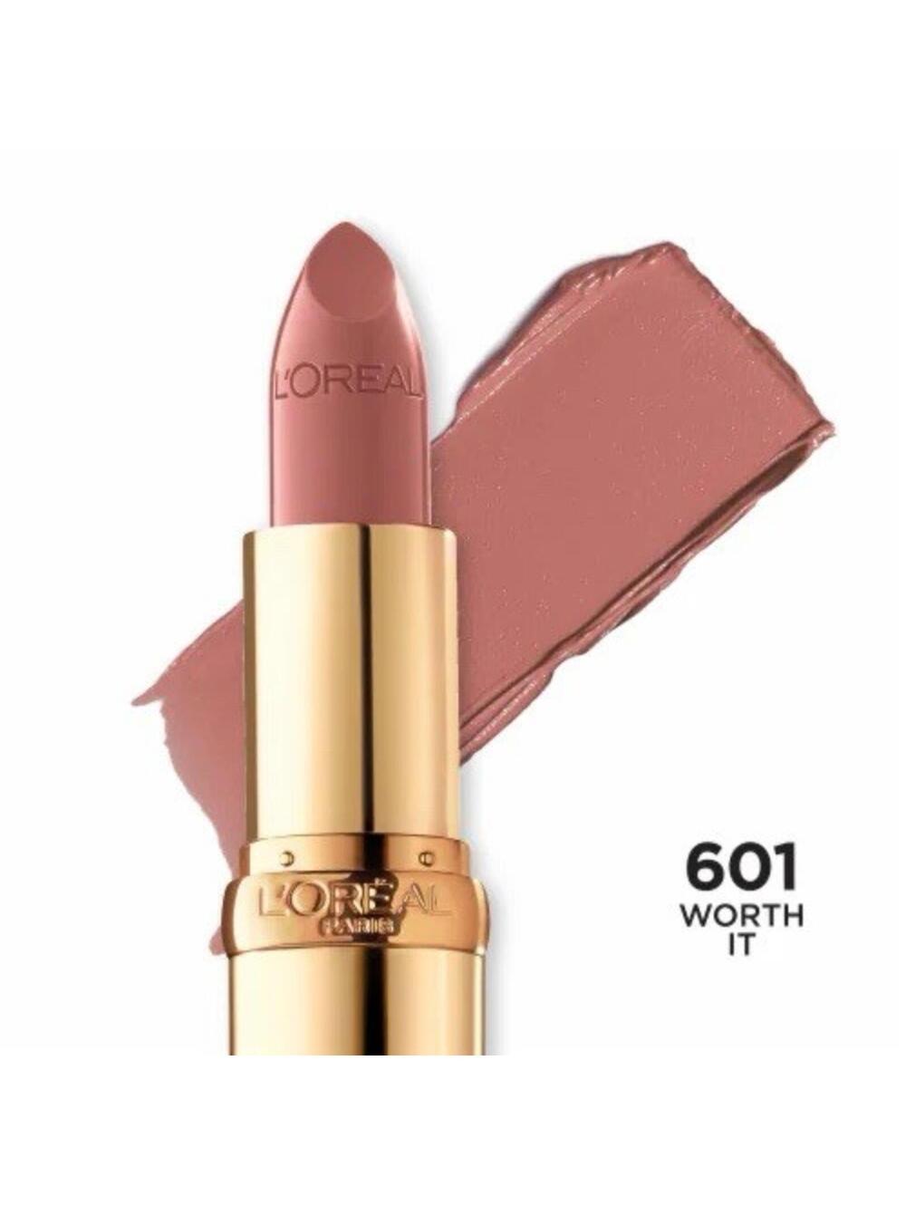 LOreal Paris Colour Riche Satin Lipstick 601 WORTH IT 0.13oz New